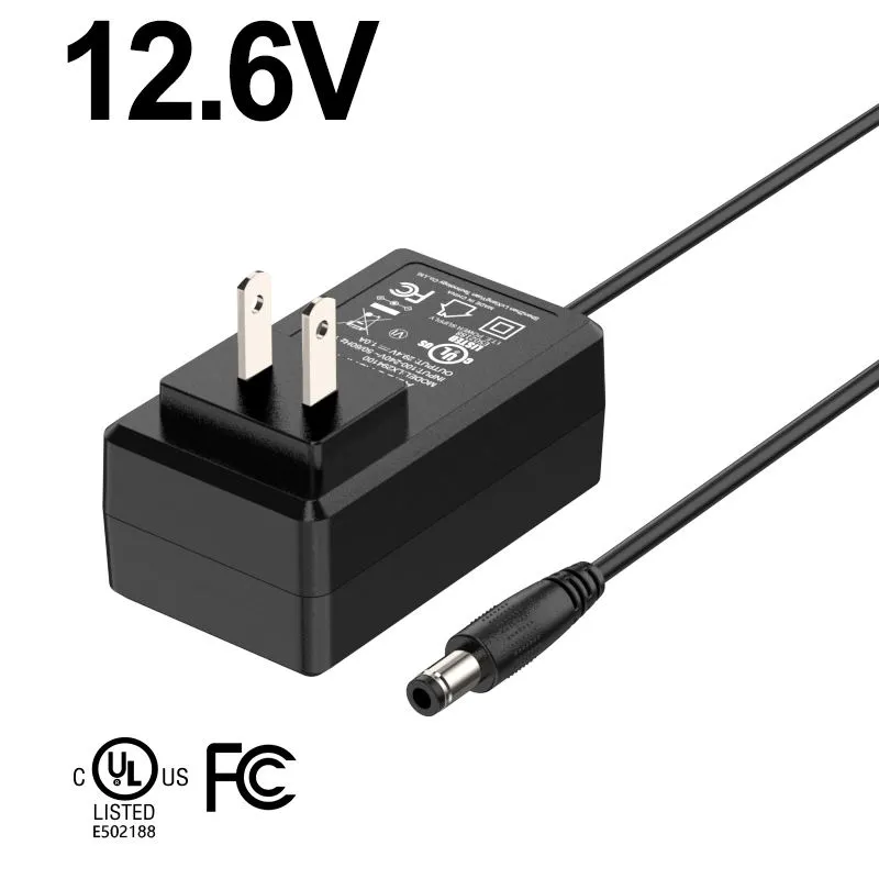 12.6v 2A वॉल माउंट इलेक्ट्रिक स्कूटर पावर सप्लाई एडाप्टर