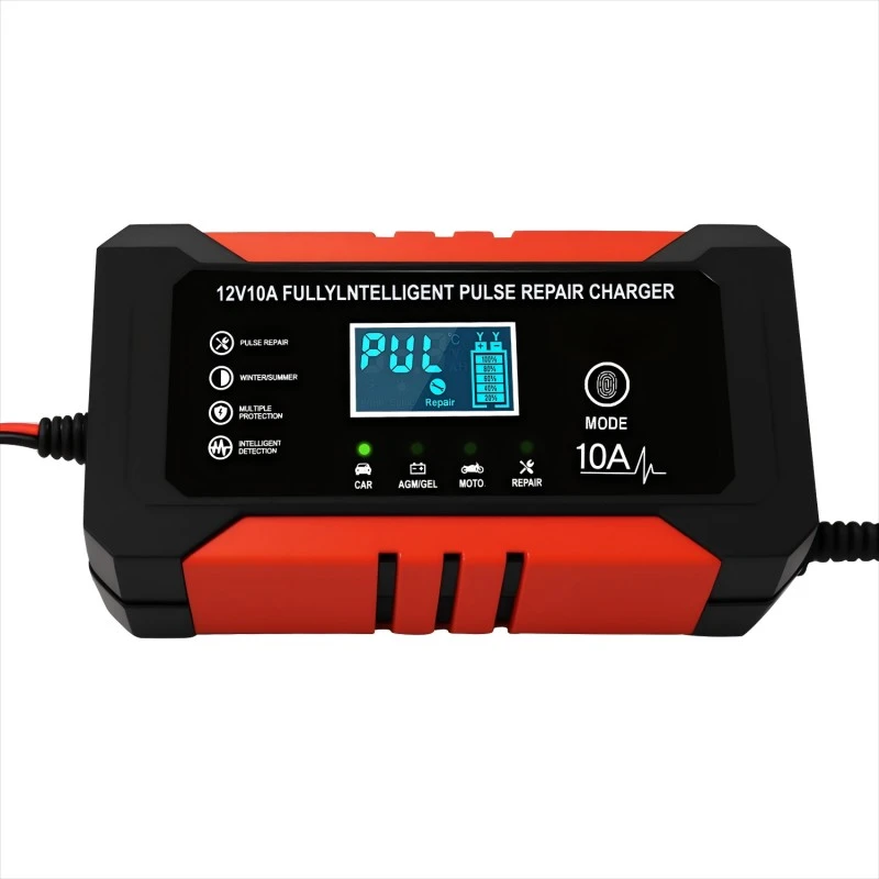 12V 10A मल्टी-फंक्शनल इंटेलिजेंट बैटरी चार्जर