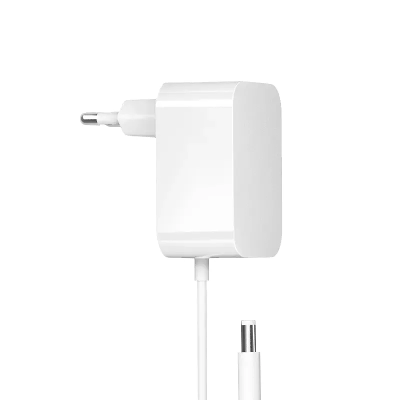 24W 12V 2A वॉल-माउंट ईयू प्लग पावर एडाप्टर