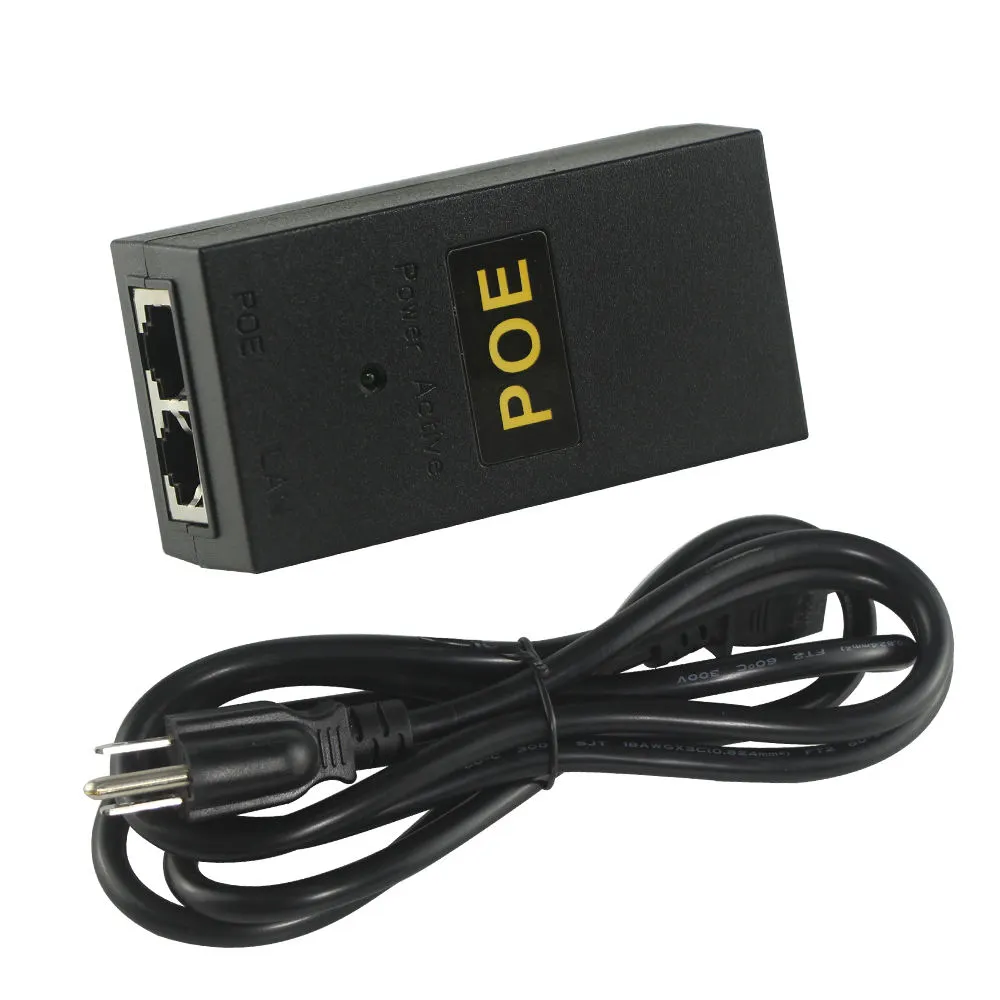 48V 0.5A डेस्कटॉप POE इंजेक्टर एडाप्टर