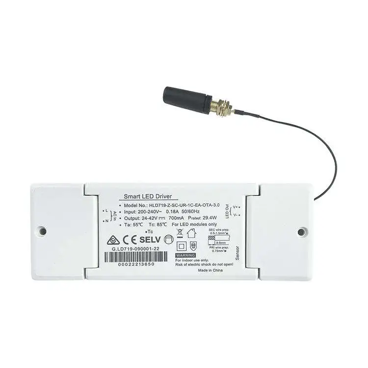 Tuya Zigbee वायरलेस कंट्रोल 350ma Cct डिमेबल एलईडी ड्राइवर